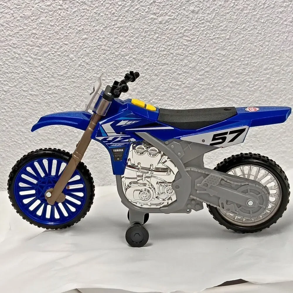Dickie Toys Wheelie Raiders Yamaha YZ Motorcycle Battery Operated Engine Noises
